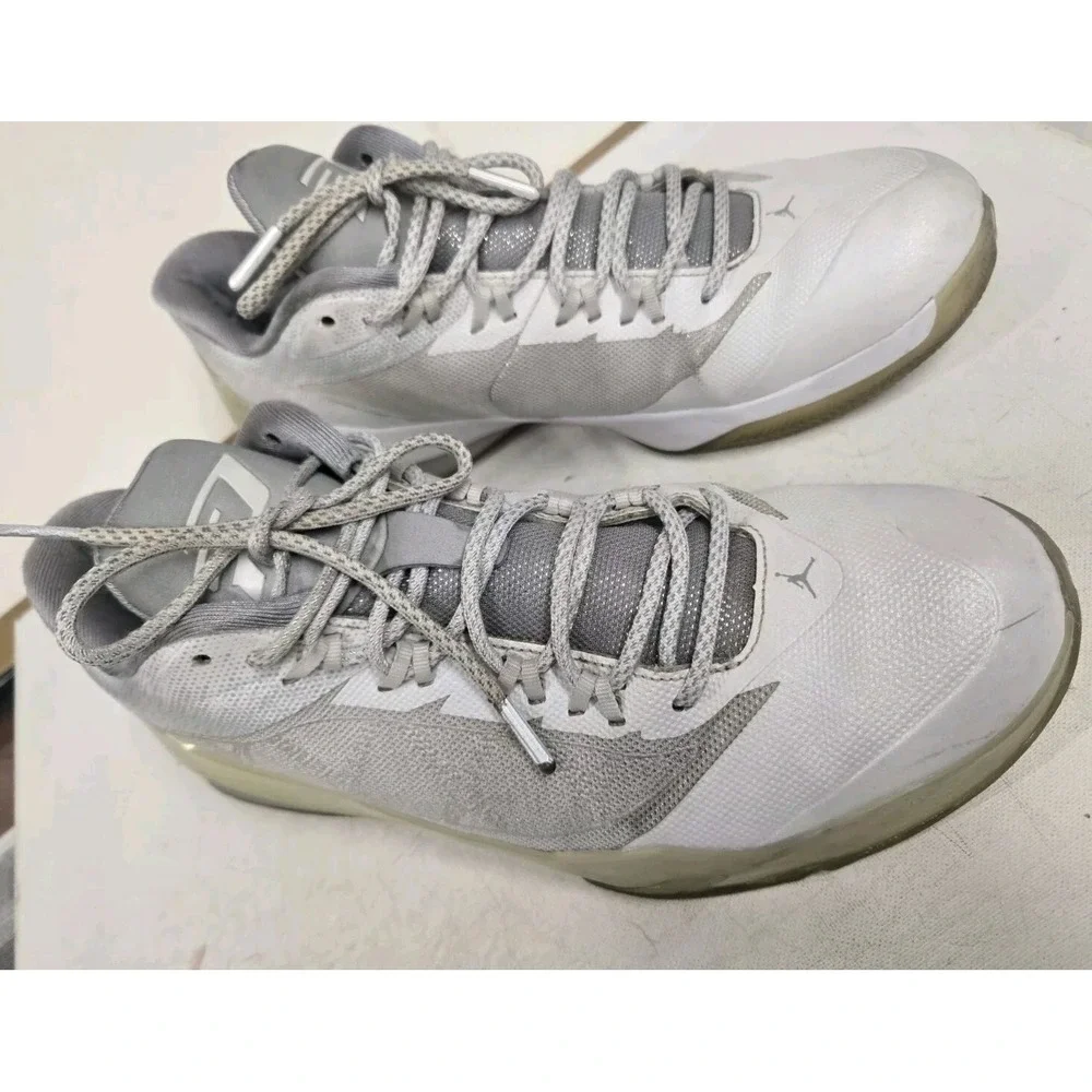 JORDAN CP3.VIII Men's Basketball Shoes White All Star Platinum Sneakers Sz 10